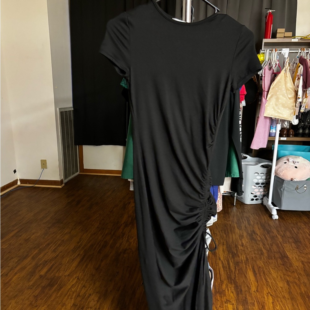 Long black dress